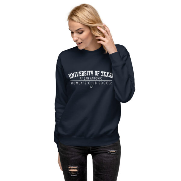UTSA Women’s Club Soccer- Unisex Premium Sweatshirt - Image 2