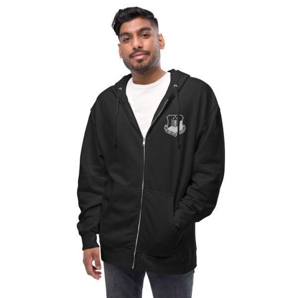 AFCAA Unisex fleece zip up hoodie - Image 2