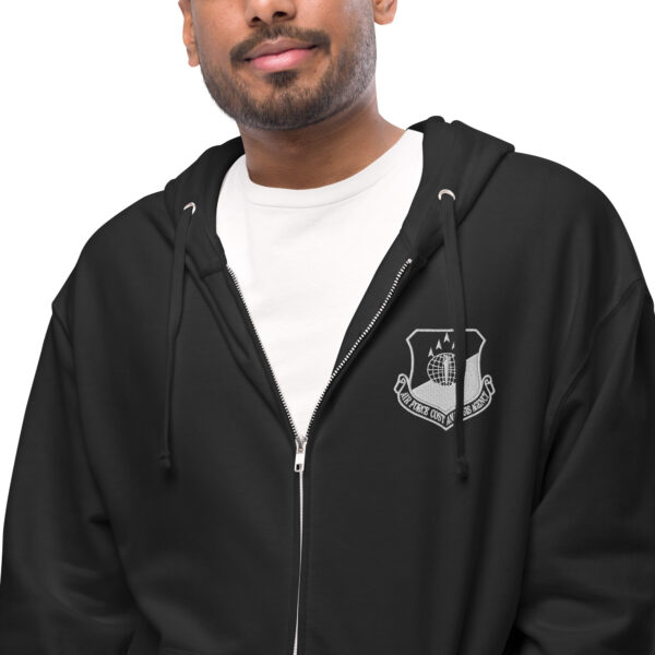 AFCAA Unisex fleece zip up hoodie - Image 3