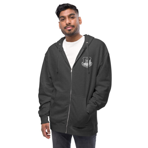 AFCAA Unisex fleece zip up hoodie - Image 8