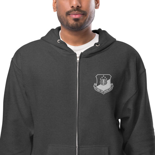 AFCAA Unisex fleece zip up hoodie - Image 7