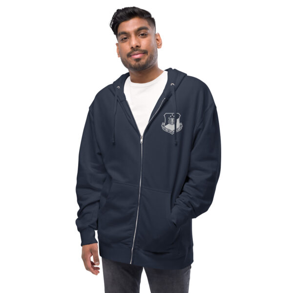 AFCAA Unisex fleece zip up hoodie - Image 5