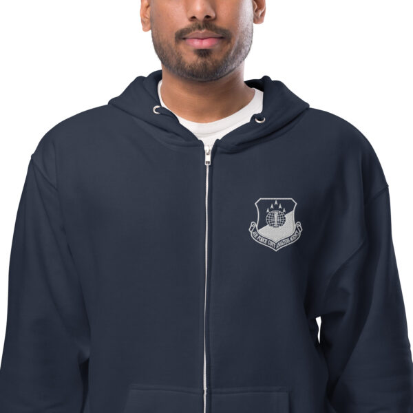 AFCAA Unisex fleece zip up hoodie - Image 4